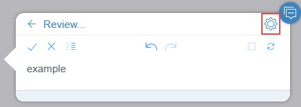 Edit prompt button