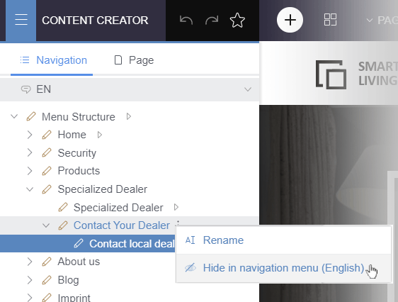 UID=contentcreator_menuepunkt_anzeigen