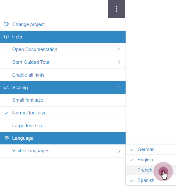 Selecting content language(s)