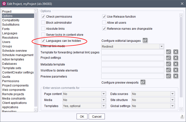 Activating the configuration