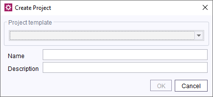 Project – Create from template