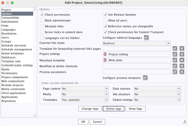 Permissions check for Content Transport