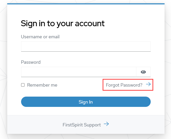Initial login via